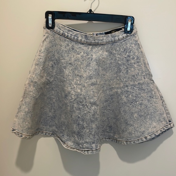 Skirts Jean Skater Skirt Poshmark